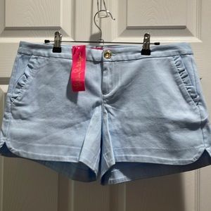 Lilly Pulitzer Adie ruffle pocket stretch shorts